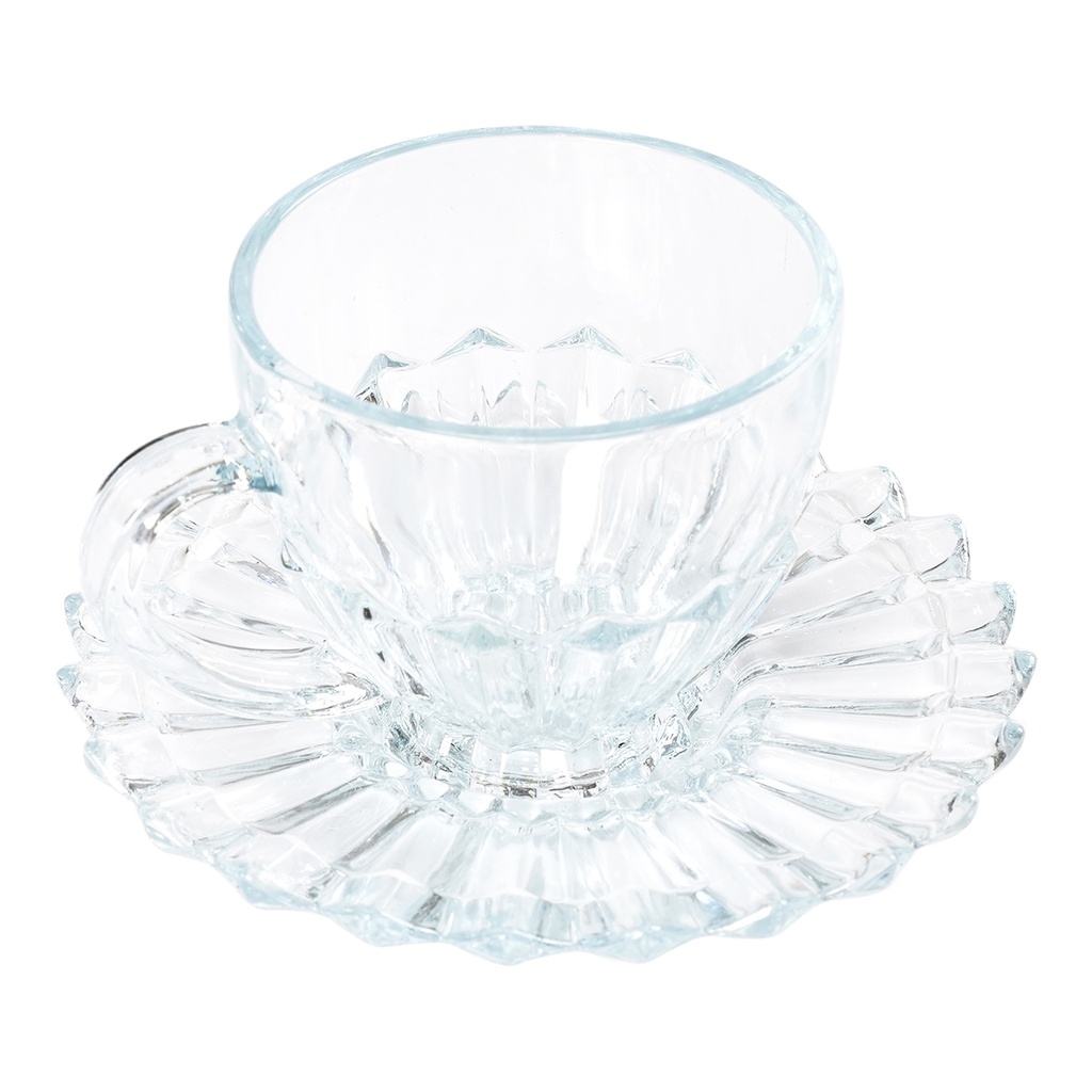 City Glass 12 Piece Brasiliano Tea Set 220 ml