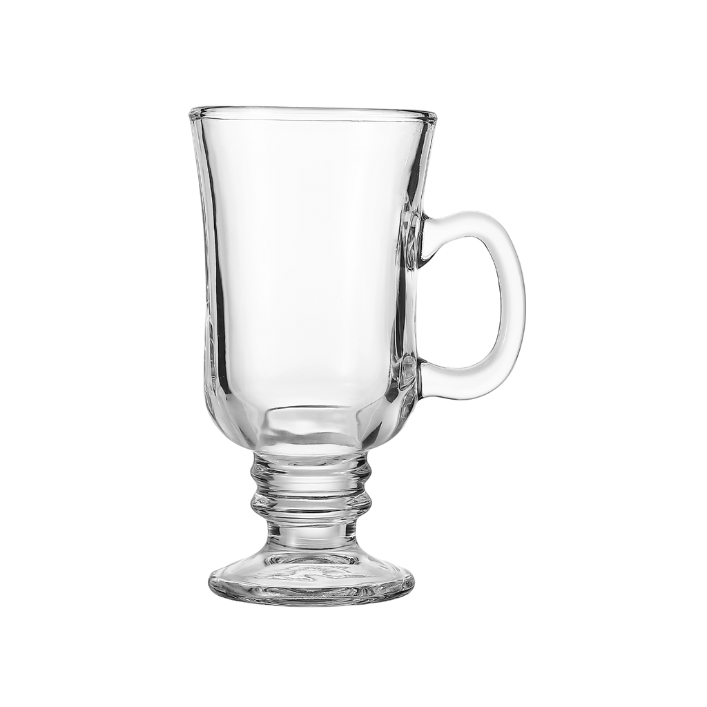 Deli Glass 6 Pieces Glass Irish Mug 250 ml Set / ZB395