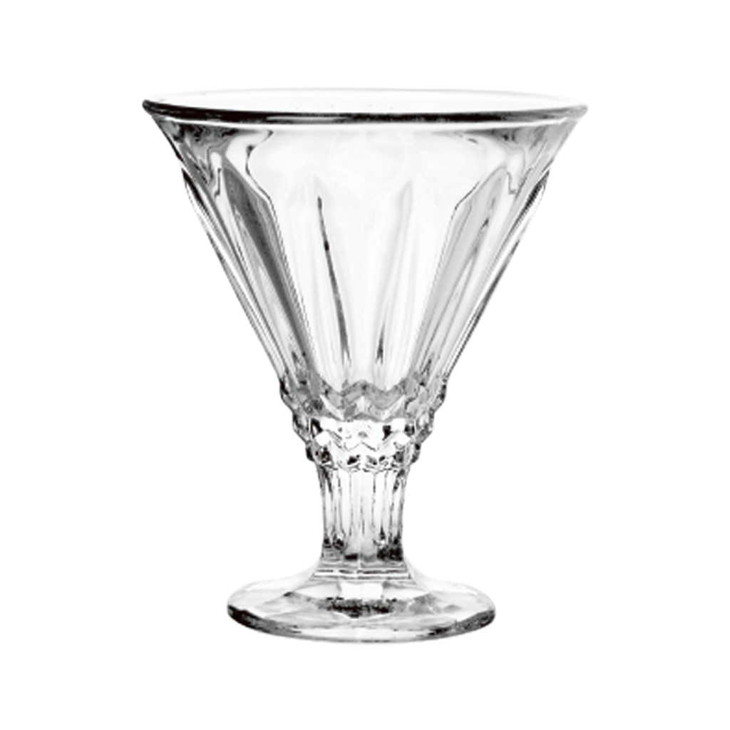 LXBQ03-2 / Glass Ice Cream Cup 215 ml (6 Pcs Set)