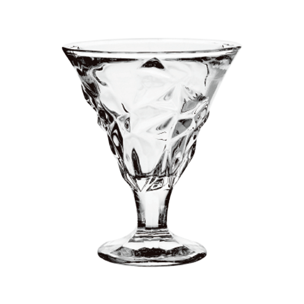 كاسه آيس كريم زجاج 215مل (طقم 6 قطع) / LXBQ03-3