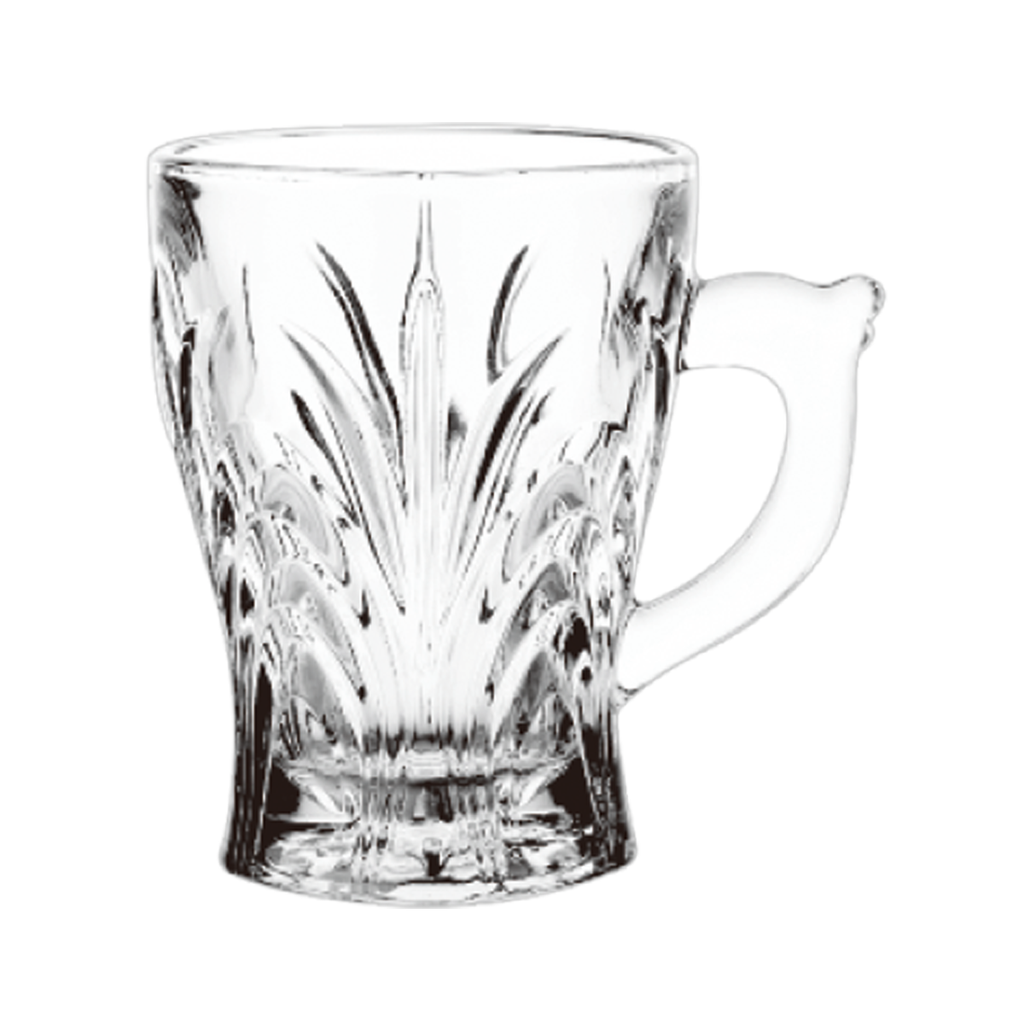 LX 6 Pieces Glass Tea Cup 140 ml Set / LXZB003