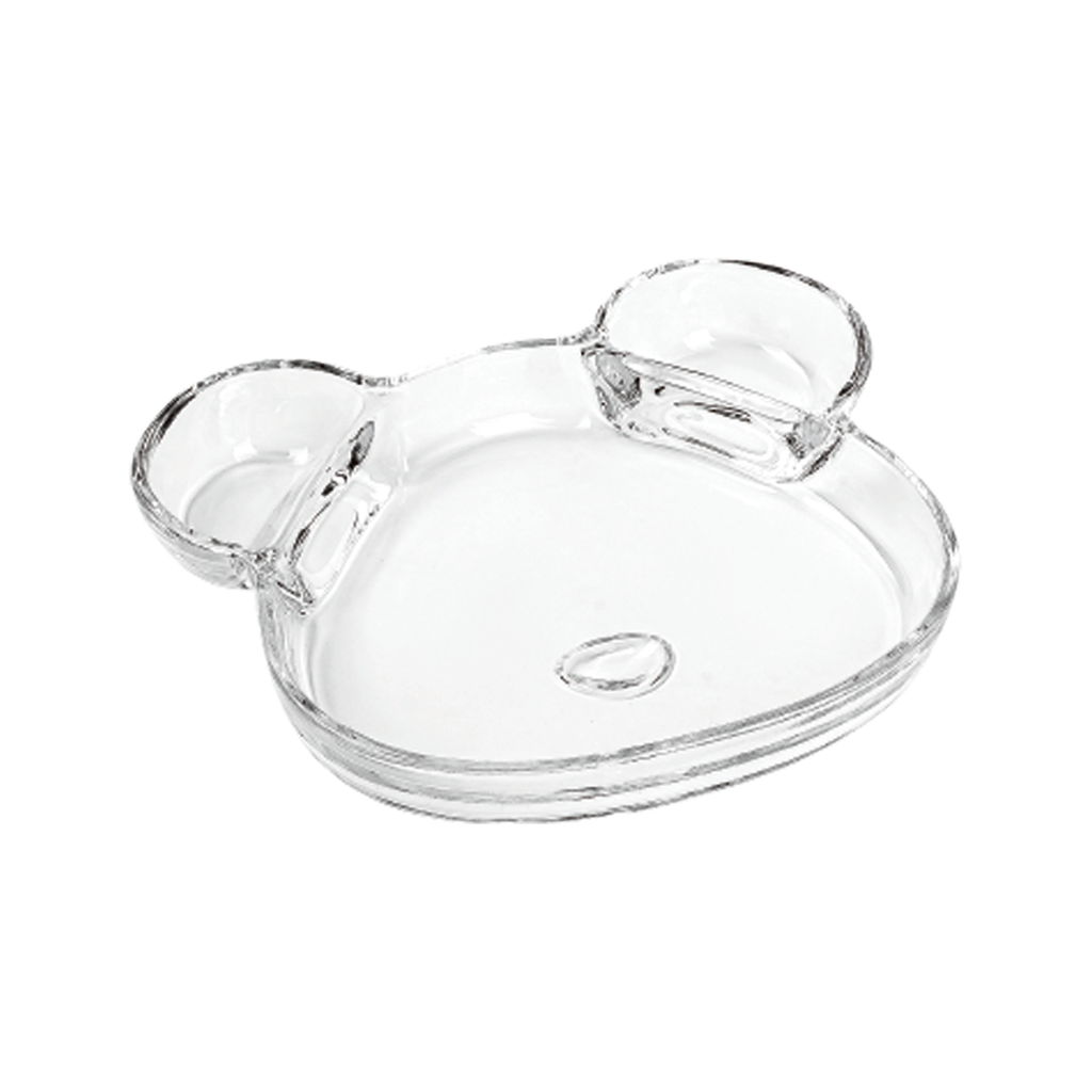 LX Bear Glass Dish 20.5 cm x 33 cm / LXP107