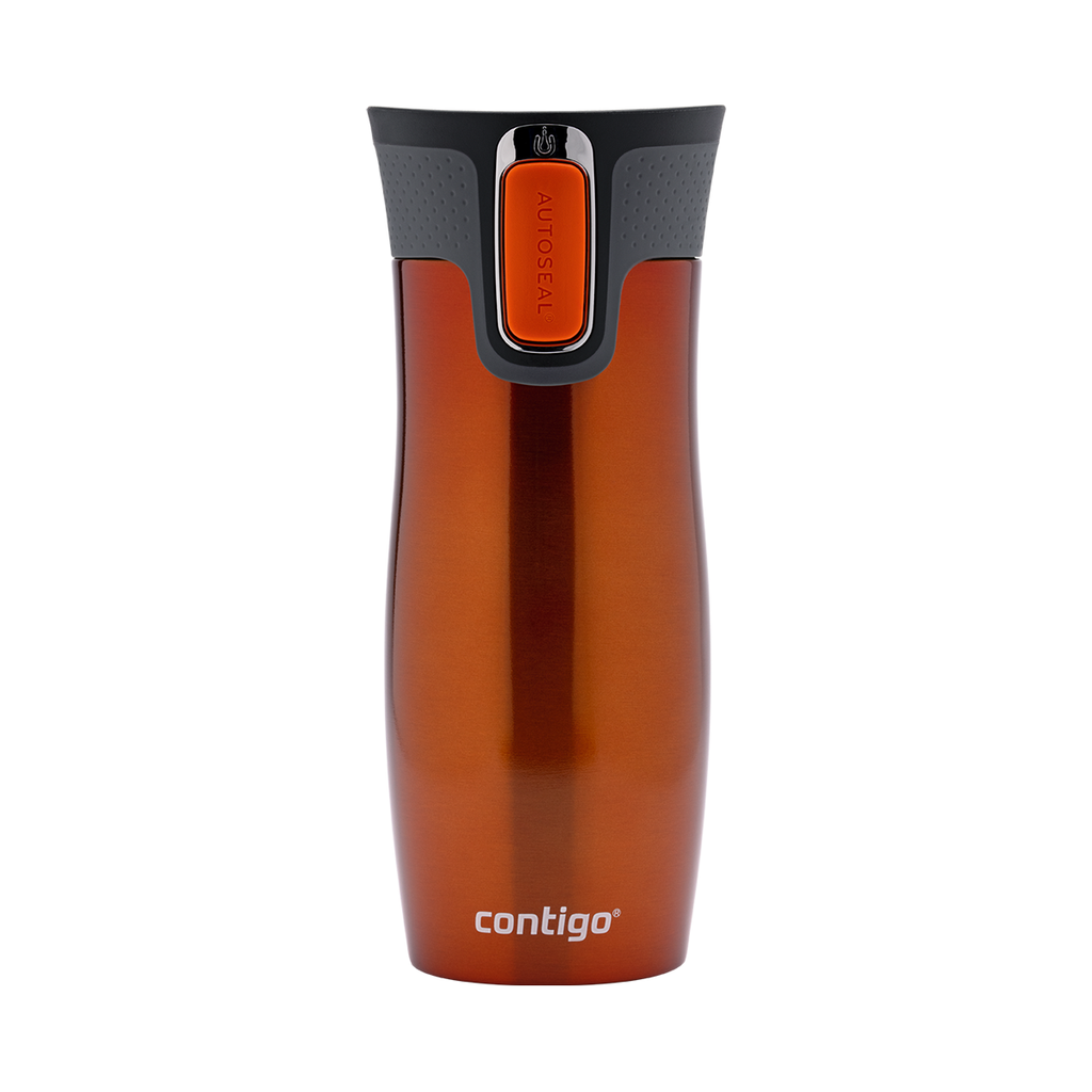 Contigo Tangerine Autoseal West Loop Vacuum Insulated Stainless Steel Travel Mug 470 ml / 2095850