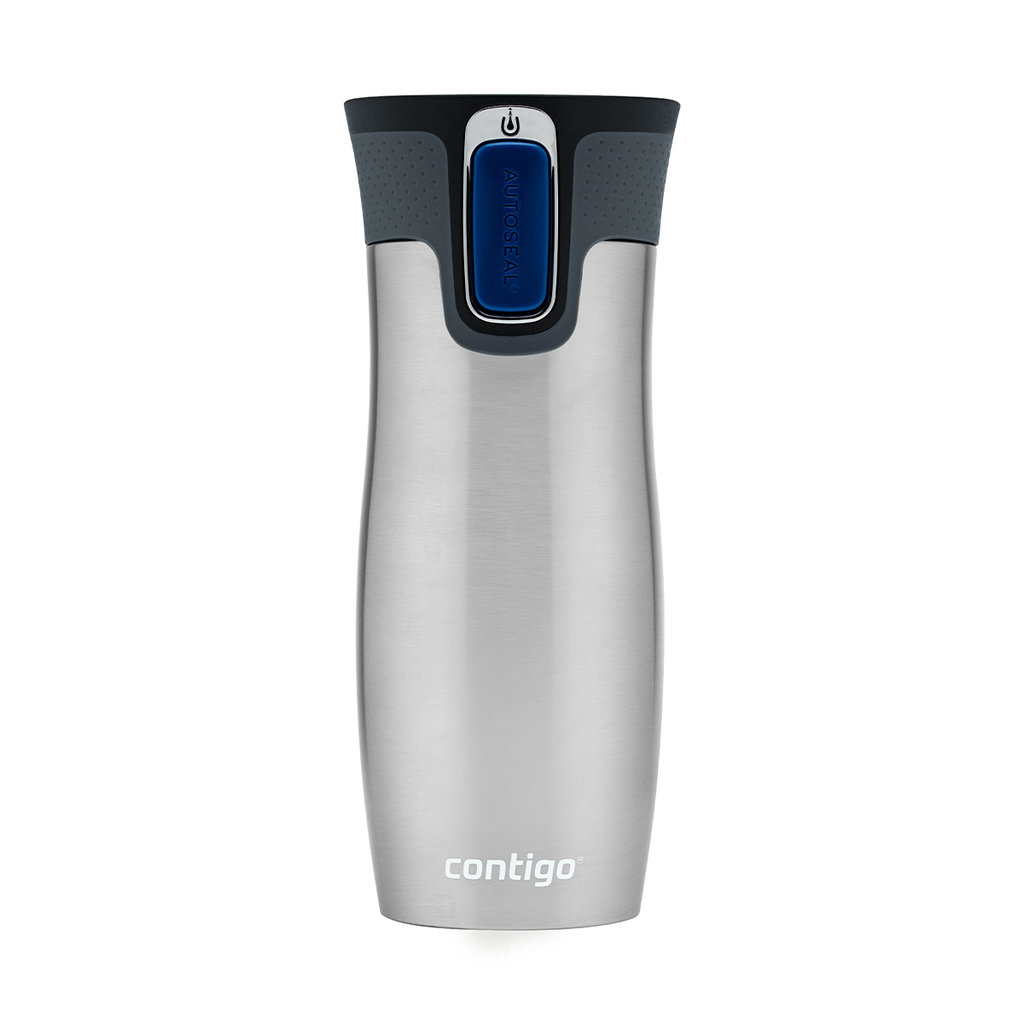 Contigo Silver Autoseal West Loop Vacuum Insulated Stainless Steel Travel Mug 470 ml / 2095832