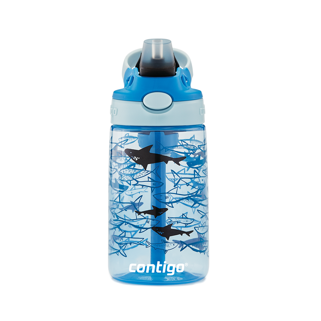 Contigo Blue Graphic Autospout Kids Easy-Clean Bottle 420 ml / 2127476