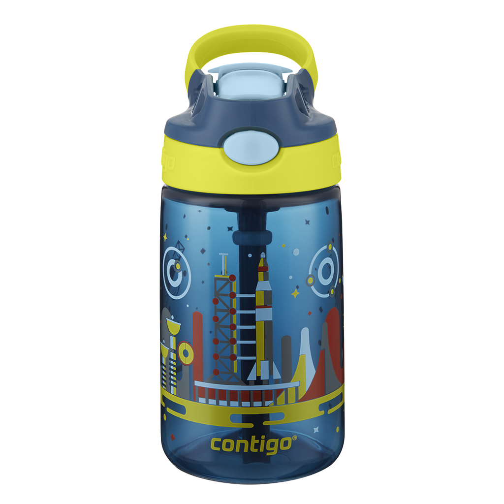 Contigo Nautical Blue with Space Autoseal Kids Gizmo Flip Bottle 420 ml / 2116114