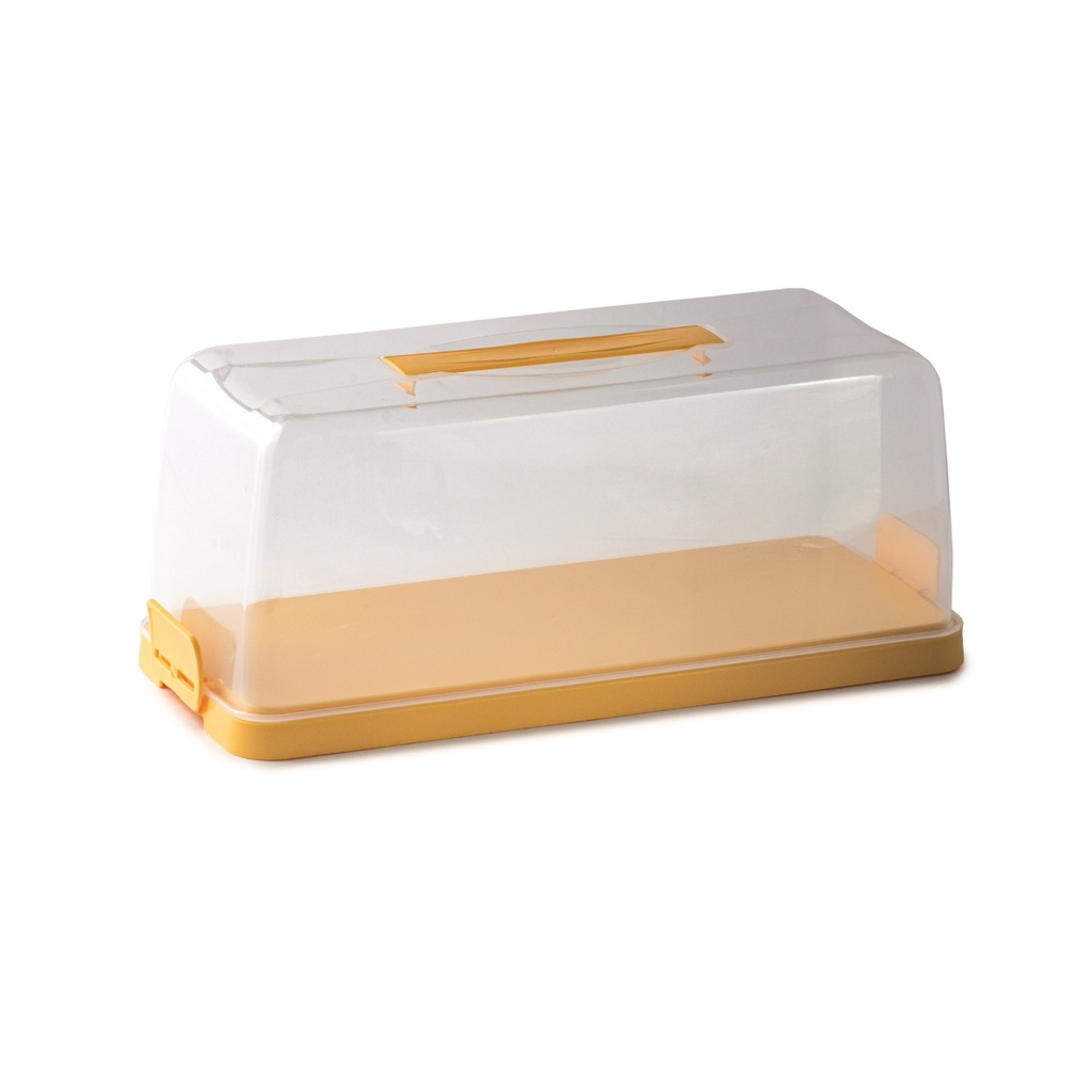 Snips Transparent & Yellow Plumcake Keeper / 000586