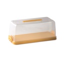 Snips Transparent & Yellow Plumcake Keeper / 000586