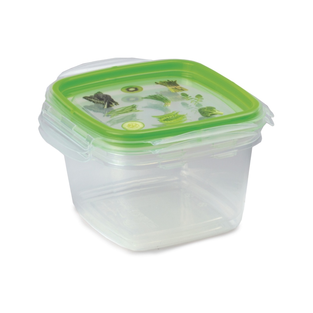Snips 2 Pieces Snipslock Square Containers 1 Liter Set / 000586