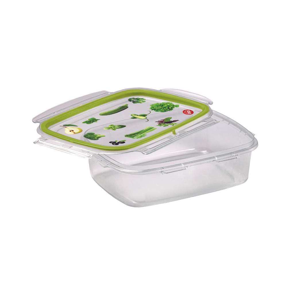 Snips 2 Pieces Snipslock Rectangular Containers 1.4 Liter / 000586