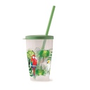 Snips Jungle Cup 500 ml with Lid & Straw Set / 010085