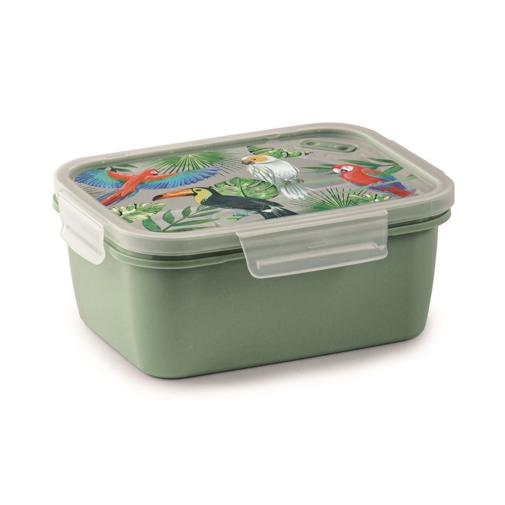 Snips Snipslock Toucan Rectangular Lunchbox 1.5 Liter with Ice Pack Cooler / 010080