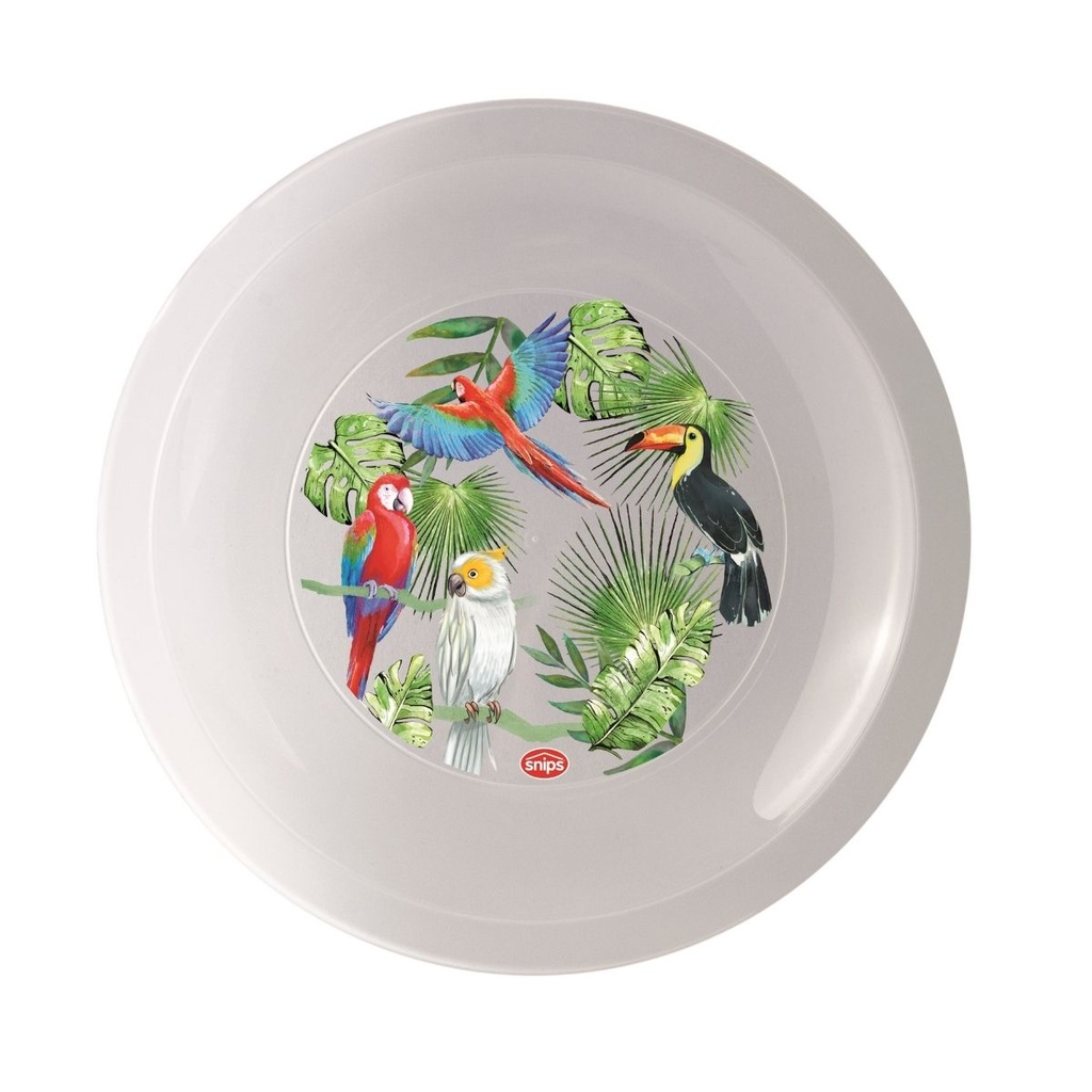 Snips Flat Plate 23.5 cm Toucan Design / 010072