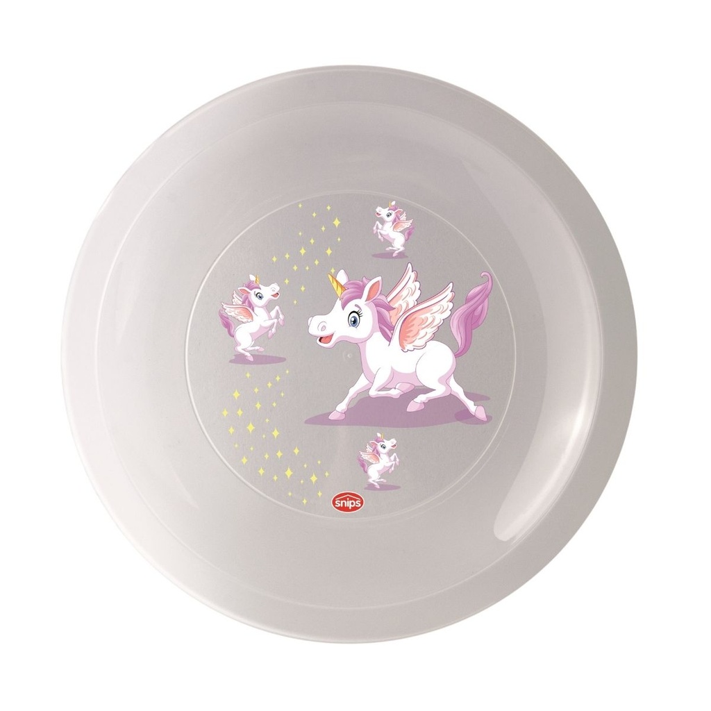 Snips Flat Plate 23.5 cm Unicorn Design / 010074