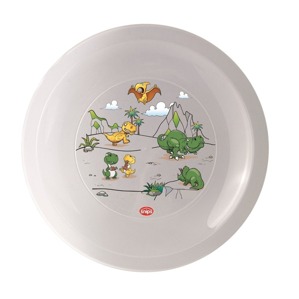 Snips Flat Plate 23.5 cm Dino Design / 010088