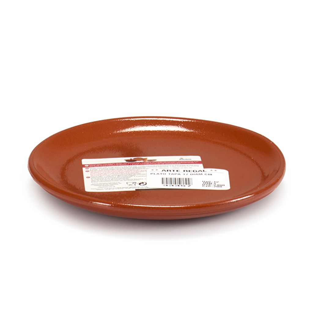 طبق فخار 17سم / 7" / 33357