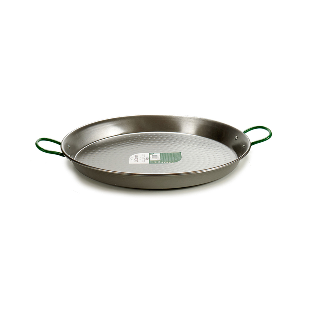 La Dehesa Polished Steel Paella Pan 42 cm Silver