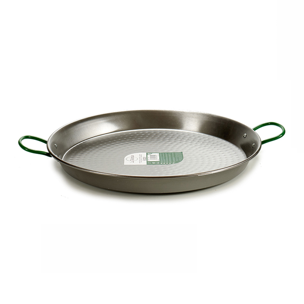 La Dehesa Polished Steel Paella Pan 50 cm Silver