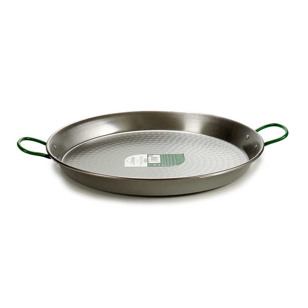 La Dehesa Polished Steel Paella Pan 55 cm Silver