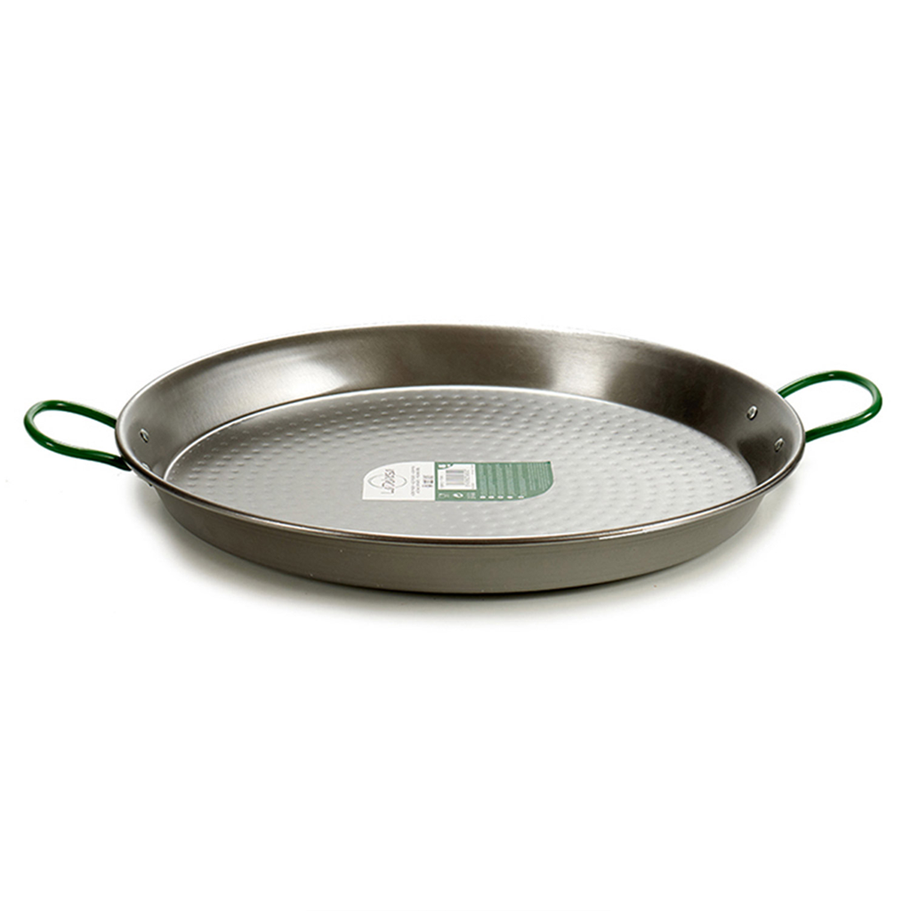 La Dehesa Polished Steel Paella Pan 60 cm Silver