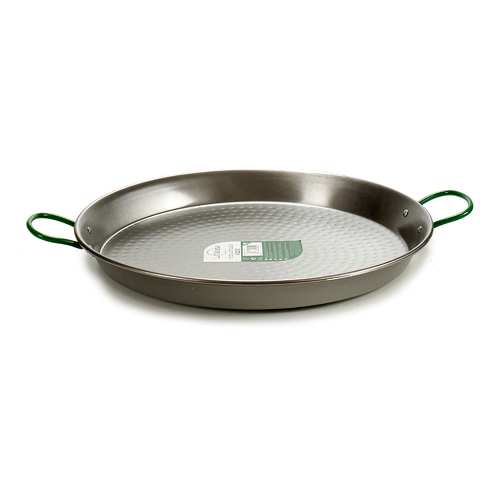 La Dehesa Polished Steel Paella Pan 80 cm Silver