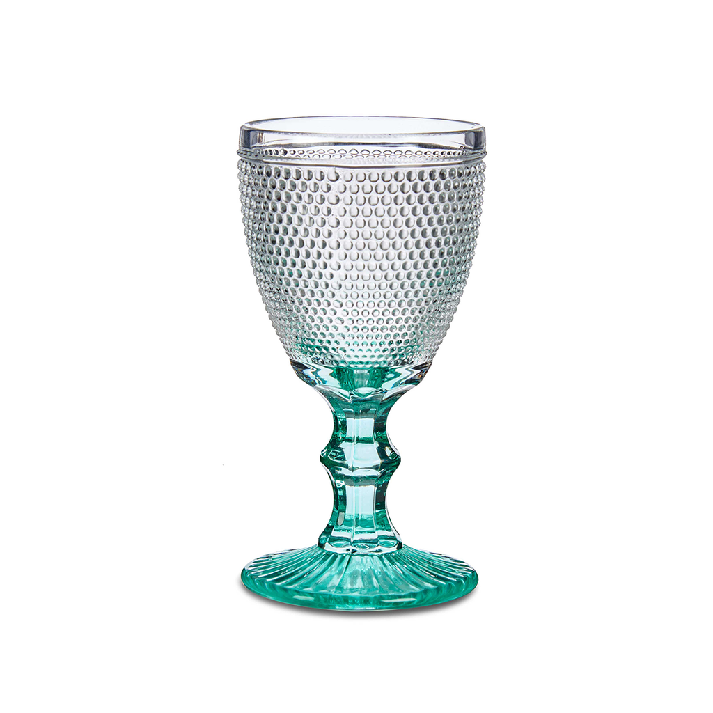 Vivalto 6 Pieces Water Foot Turquesa Points Cup Set 240 ml / 66396