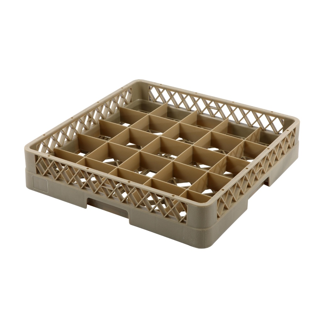 Jiwins Plastic 25-compartment Glass Rack Beige / JW-25