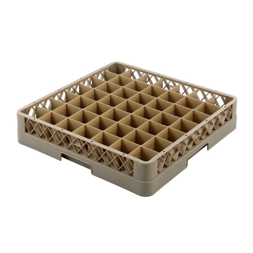 Jiwins Plastic Glass Rack 49 Compartment Beige / JW-49