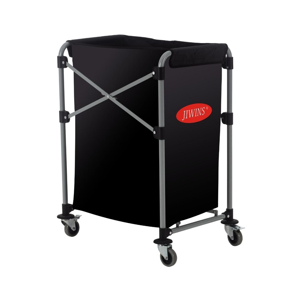 Jiwins 150 Liter Collapsible Laundry Cart Black / JW-XC150
