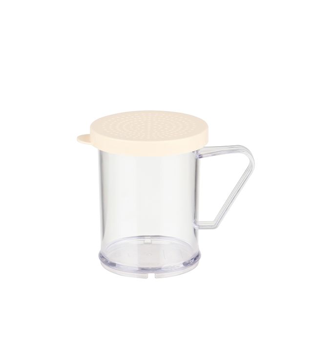 هزازات بلاستيكية من جيوين مع غطاء للملح والفلفل، لون بيج