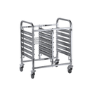 Jiwins 12 Piece 1/1 GN pans Dual rows trolley / JW-RK6-2