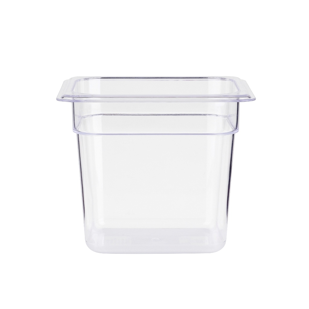Jiwins PC Plastic Transparent GN 1/6-150 mm Clear / JW-P166