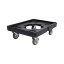 Jiwins Plastic ThermoBox Cart Black / JW-FOC