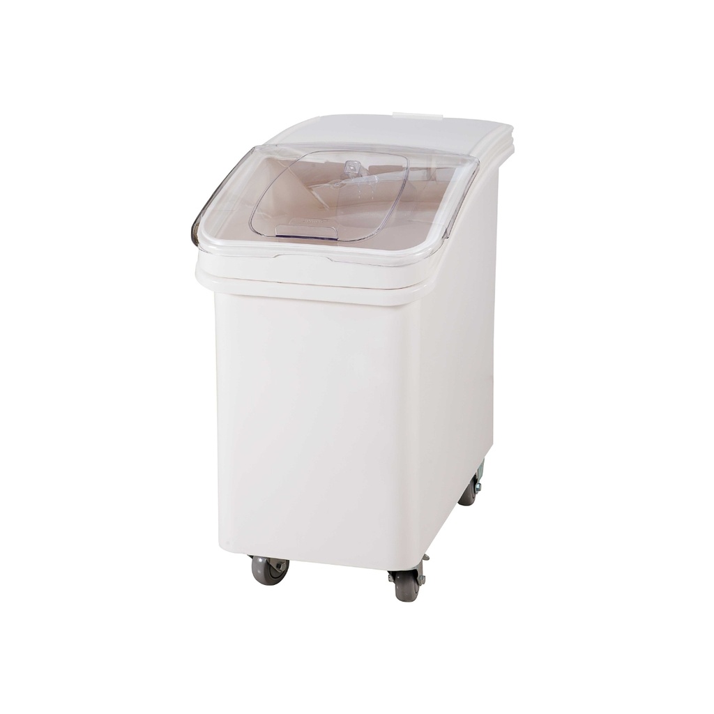 Jiwins Plastic 102 Liter Ingredient Bin, White / JW-S102