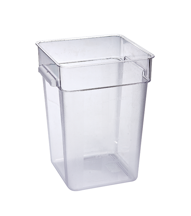 Jiwins Plastic PC Food Storage Container 22 Liter Clear / P-066C