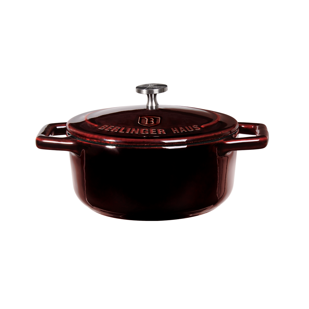Berlinger Haus Burgundy Cast Iron Mini Pot 310 ml / BH/6495