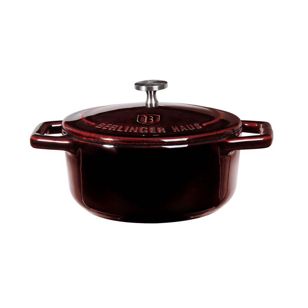 Berlinger Haus Burgundy Cast Iron Mini Pot 12 cm / BH/6496