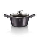طاجن بيرلينجر هاوس مع غطاء 20 سم من مجموعة Metallic Line Carbon Pro
