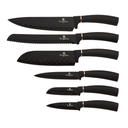 Berlinger Haus 6 Pieces Knife Set Black Rose Gold Collection / BH/2337