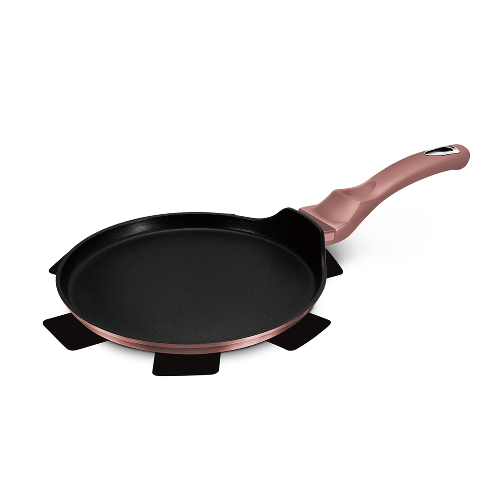 Berlinger Haus Pancake Pan 25 cm with Protector I-Rose Collection / BH/6031