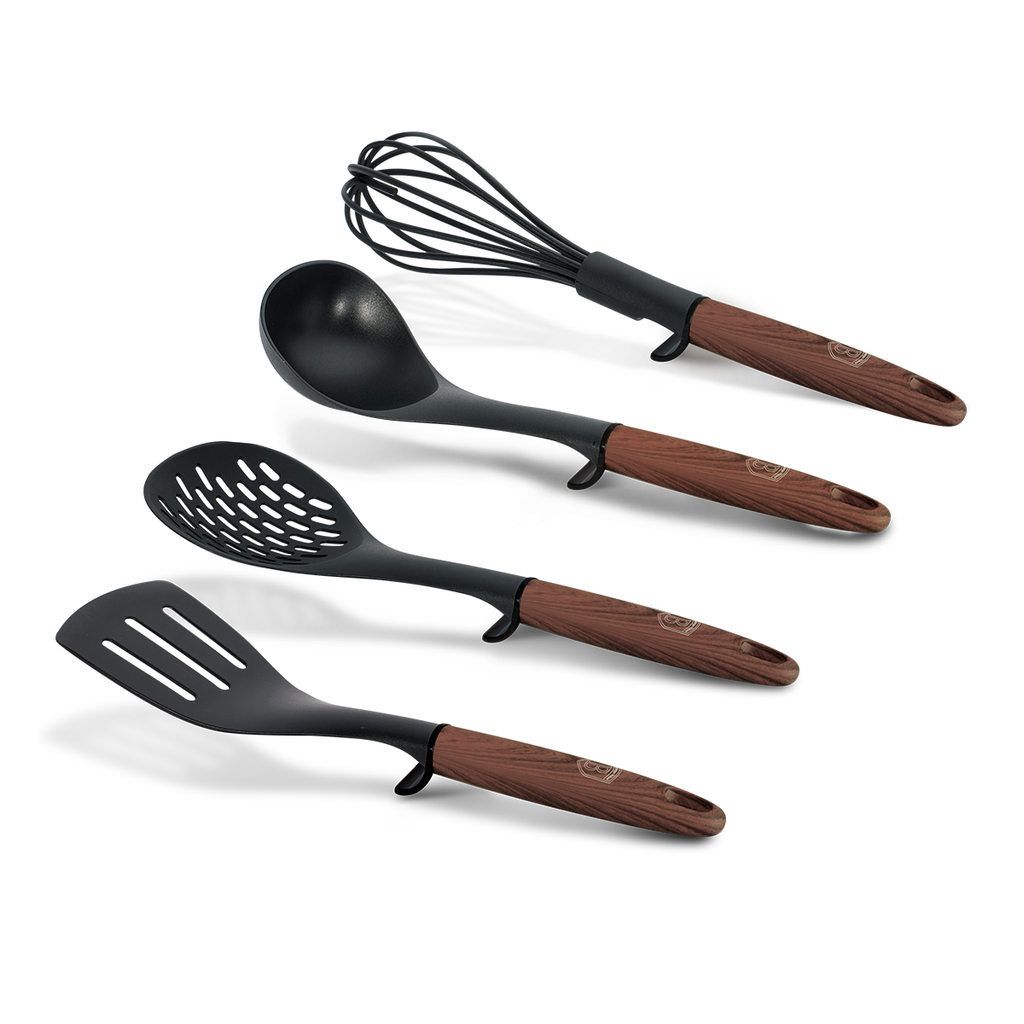 Berlinger Haus 4 Pieces Kitchen Tool Set Ebony Rosewood 34 cm / BH/6228/10
