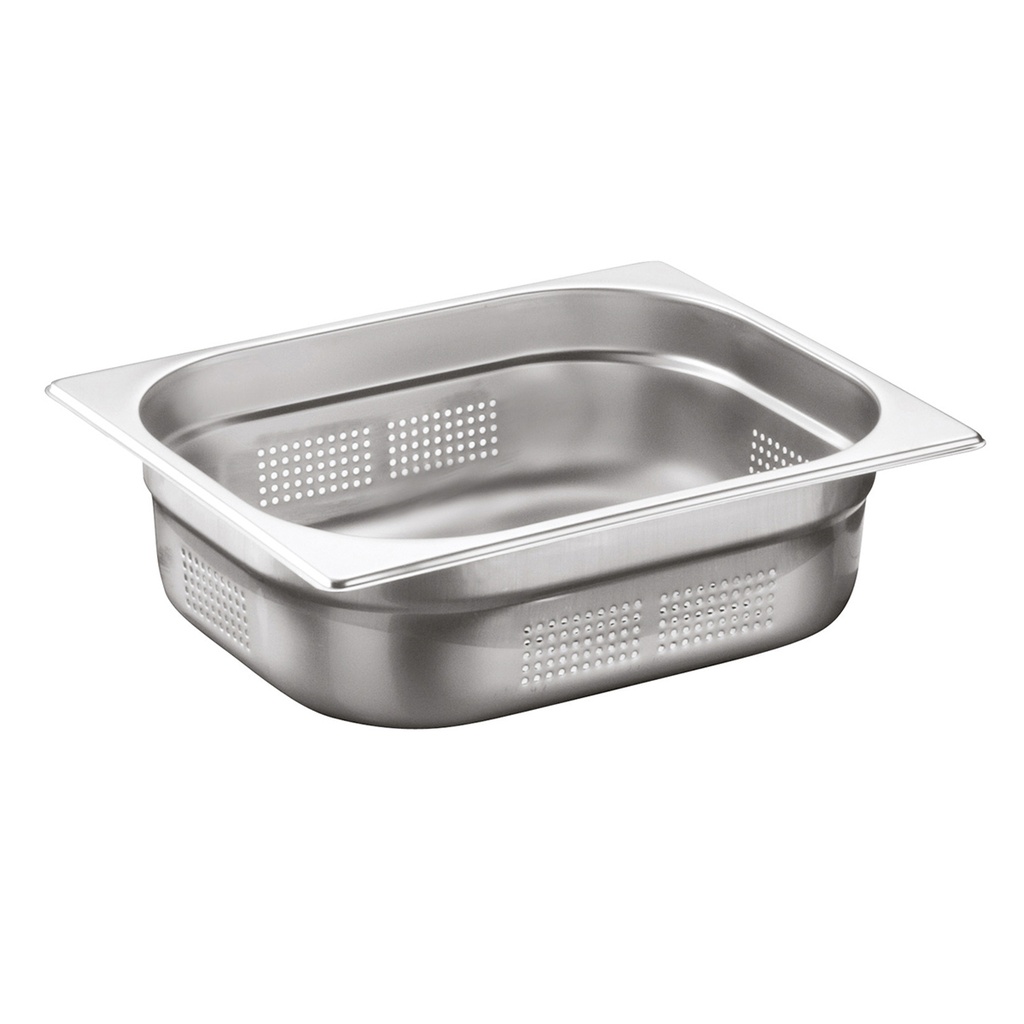 Ozti Stainless Steel Perforated Gastronorm Container GN 1/2-65 mm / 0311.12065.21