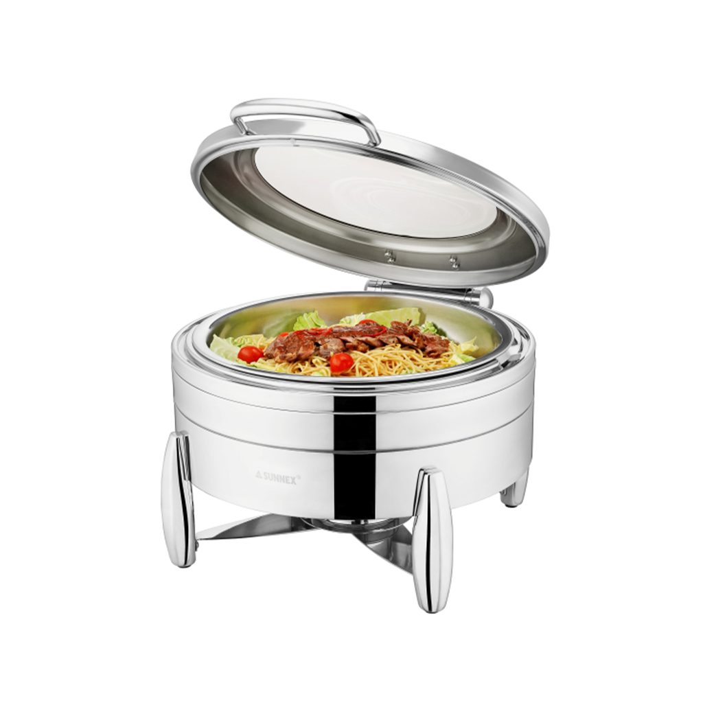 Sunnex Verona Stainless Steel Chafer Round / W06-2011