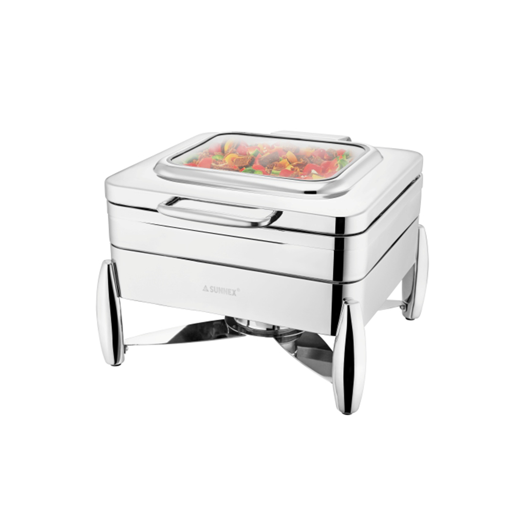 Sunnex Verona Stainless Steel Chafer 2/3 Size / W08-2011