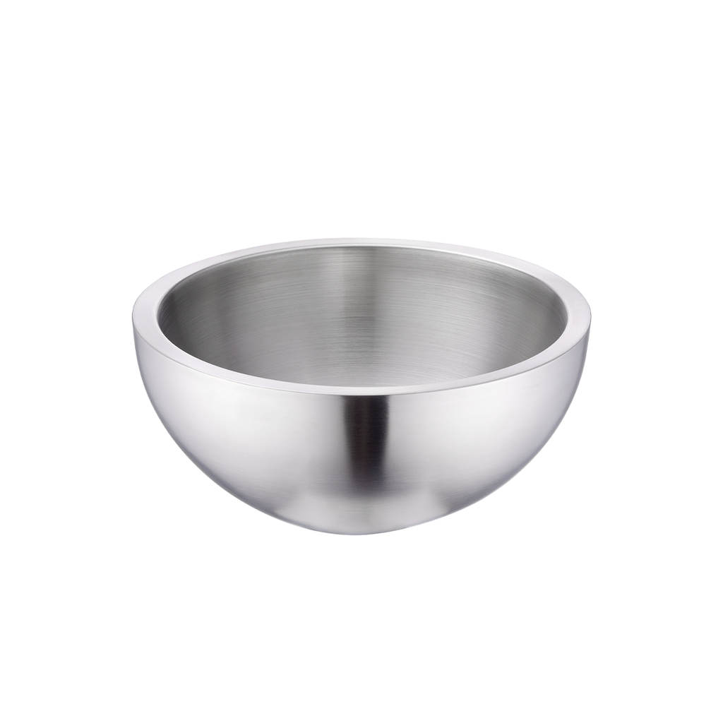 Sunex Stainless Steel Silver Double Wall Salad Bowl 16 cm / C10017