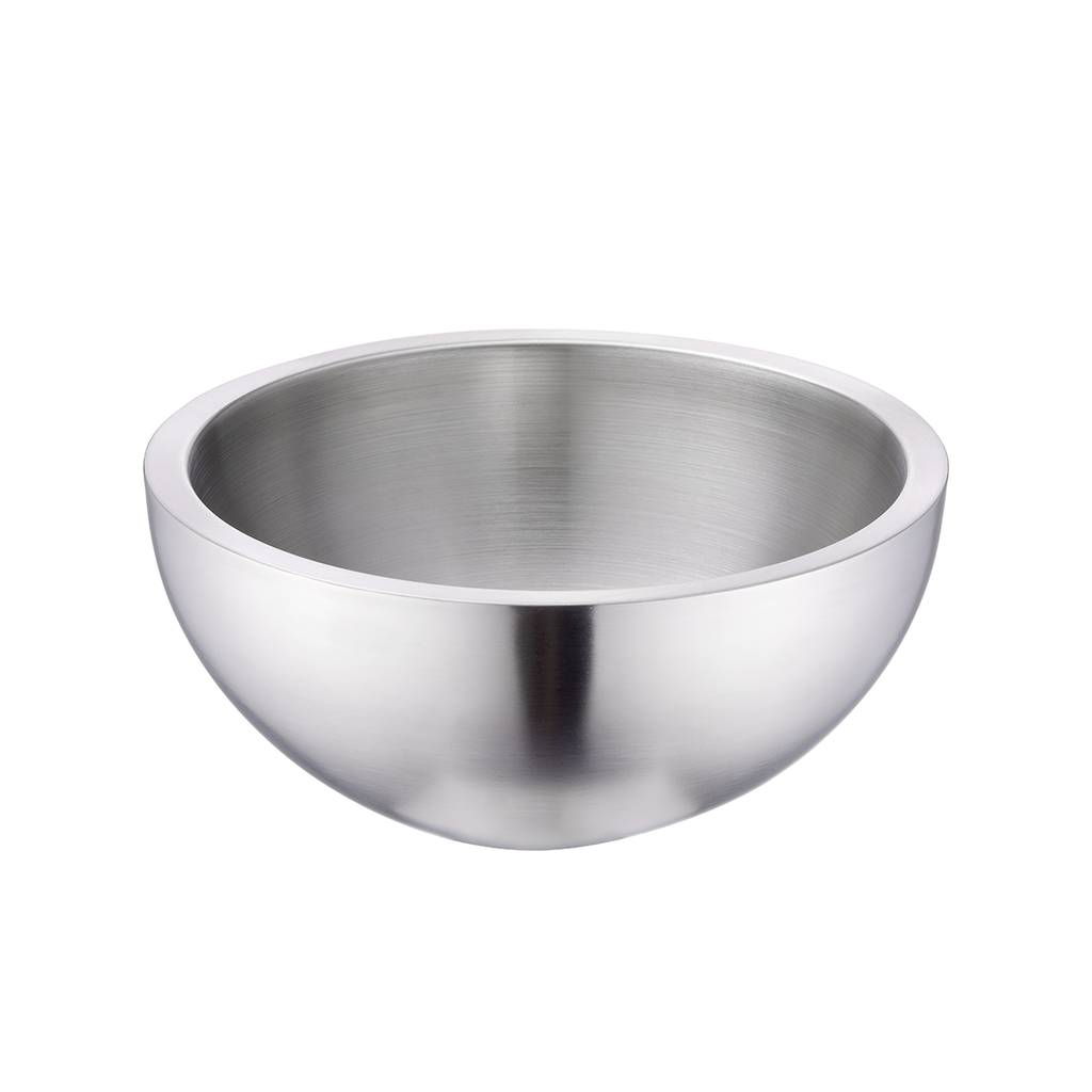 Sunex Stainless Steel Silver Double Wall Salad Bowl 20 cm / C10018