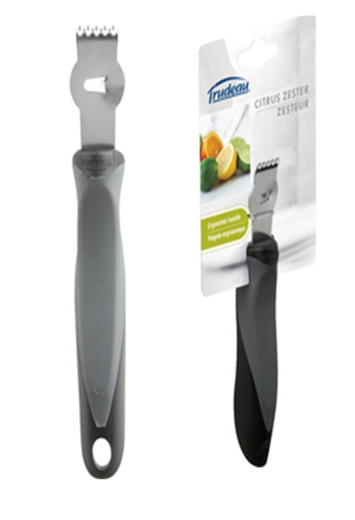 Trudeau Stainless Steel Stress Less Citrus Zester / 9912017