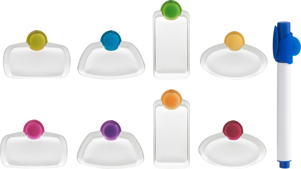 مجموعة علامات وعلامات المشروبات البلاستيكية Trudeau 9