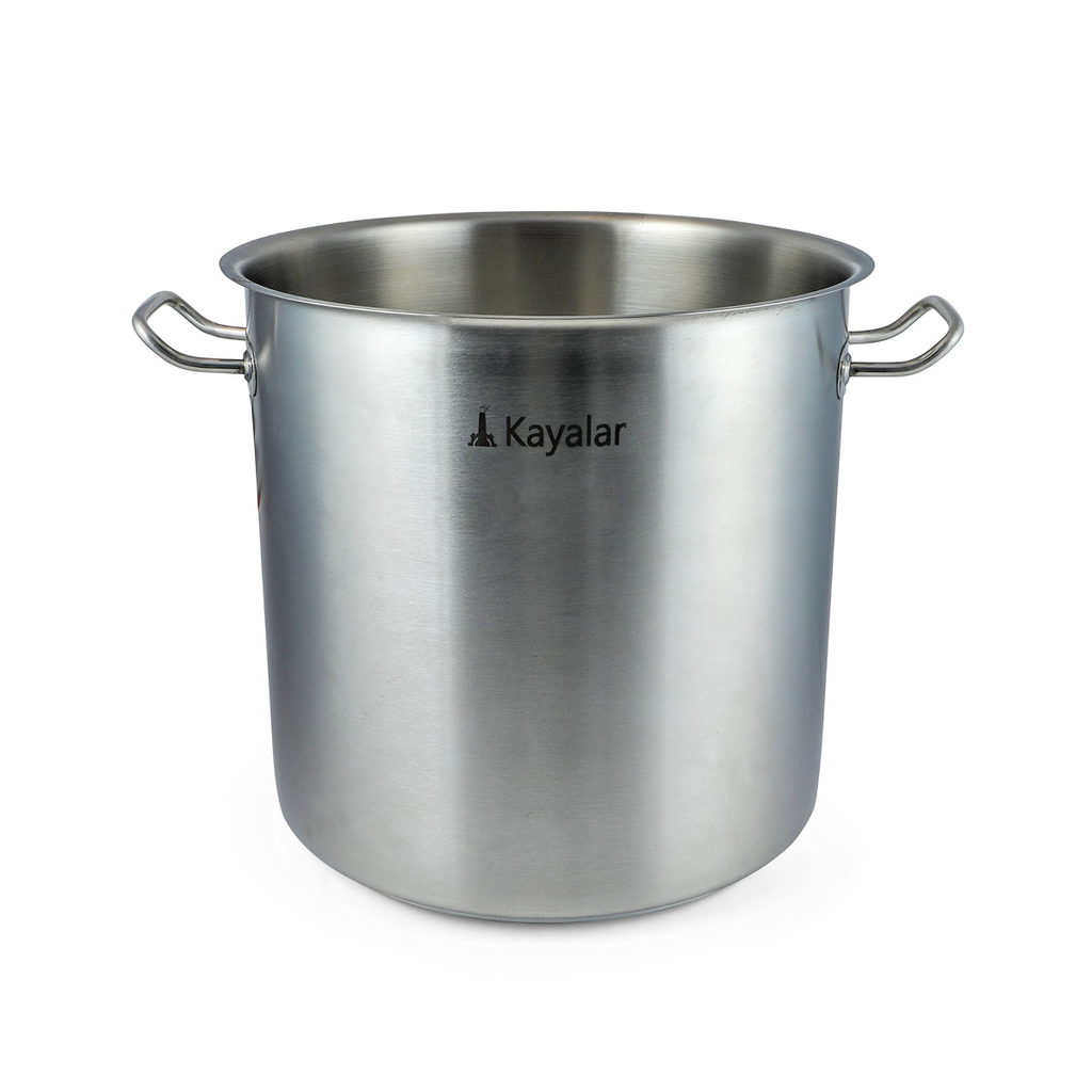 Kayalar Stainless Steel Stew Pot Deep with Out Lid 33 Liter / 152101307