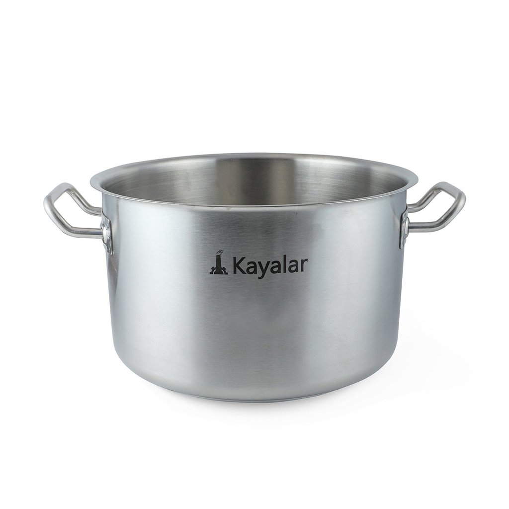 Kayalar Stainless Steel Stew Pot Middle with Out Lid 13.9 Liter / 152101336